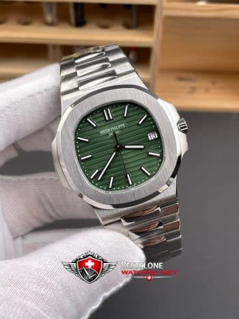 Patek Philippe Nautilus 57111A 014 Super Clone Watch – Stunning Green Dial 11 Replica Luxury Timepiece (2)