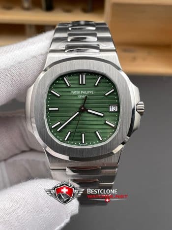Patek Philippe Nautilus 57111A 014 Super Clone Watch – Stunning Green Dial 11 Replica Luxury Timepiece (3)