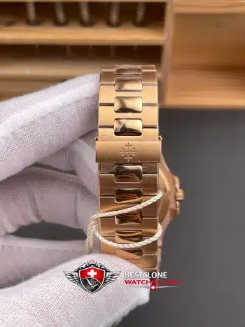 Patek Philippe Nautilus 57111R 001 Super Clone Watch – Brown Dial Rose Gold Classic Automatic (8)
