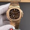 Patek Philippe Nautilus 57121R 001 Super Clone Watch – Brown Dial Rose Gold Moonphase Power Reserve (1)