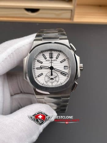 Patek Philippe Nautilus 57261A 010 Super Clone Watch – 11 Replica Annual Calendar Steel (1)