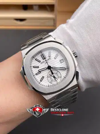 Patek Philippe Nautilus 57261A 010 Super Clone Watch - 11 Replica Calendario Anual Acero (9)