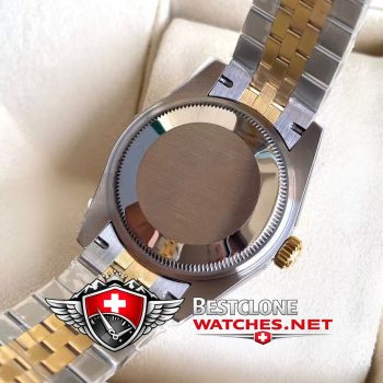 Real photos of the Rolex Datejust 31mm Ref m278273 0020 Silver Dial Diamond Super Clone Watch (1)