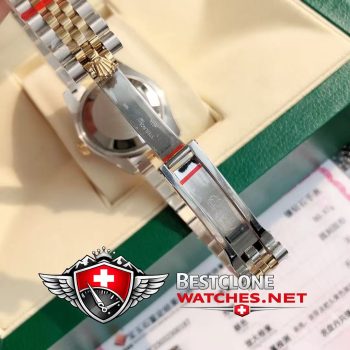 Real photos of the Rolex Datejust 31mm Ref m278273 0030 Green Dial Diamond Watch (1)