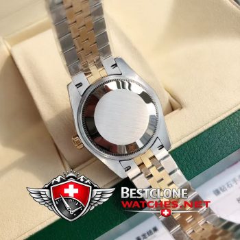 Real photos of the Rolex Datejust 31mm Ref m278273 0030 Green Dial Diamond Watch (6)