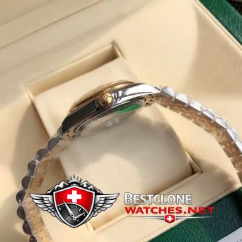 Real photos of the Rolex Datejust 31mm Ref m279174 0003 Pink Dial Diamond Super Clone Watch (3)