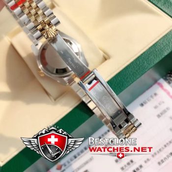 Real photos of the Rolex Datejust 31mm Ref m279174 0003 Pink Dial Diamond Super Clone Watch (5)