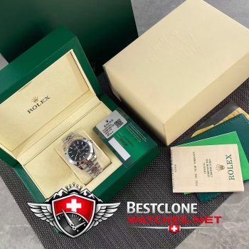 Real photos of the Rolex Datejust 41mm Ref m126300 0011 Black Dial Super Clone Watch (6)