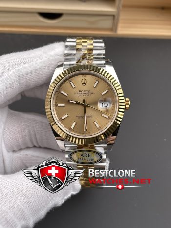 Real photos of the Rolex Datejust 41mm Ref m126333 0010 Super Clone Watch (1)