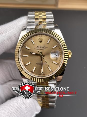 Real photos of the Rolex Datejust 41mm Ref m126333 0010 Super Clone Watch (3)