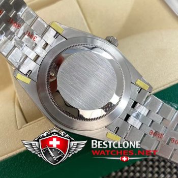 Real photos of the Rolex Datejust 41mm Ref m126334 0022 Wimbledon Super Clone Watch (1)