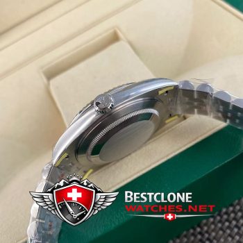 Real photos of the Rolex Datejust 41mm Ref m126334 0022 Wimbledon Super Clone Watch (3)