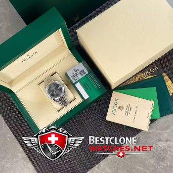 Real photos of the Rolex Datejust 41mm Ref m126334 0022 Wimbledon Super Clone Watch (8)