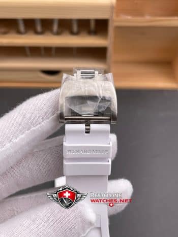 Richard Mille RM 055 NTPT Super Clone Watch – Carbon Fiber Skeleton Dial 11 Replica (7)