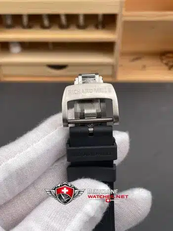 Richard Mille RM 61 01 White Carbon Fiber Super Clone Watch – Skeleton Dial 11 Replica (7)