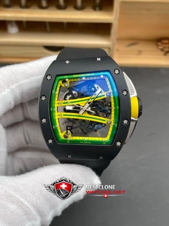 Richard Mille RM 61 01 Yohan Blake Super Clone Watch – Carbon Case Skeleton Dial 11 Replica (1)