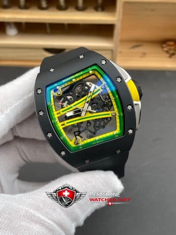 Richard Mille RM 61 01 Yohan Blake Super Clone Watch – Carbon Case Skeleton Dial 11 Replica (2)