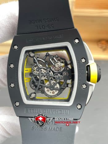 Richard Mille RM 61 01 Yohan Blake Super Clone Watch – Carbon Case Skeleton Dial 11 Replica (5)
