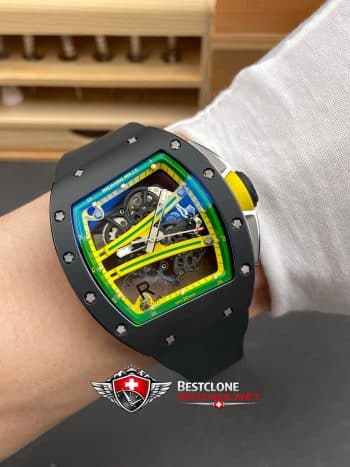 Richard Mille RM 61 01 Yohan Blake Super Clone Watch – Carbon Case Skeleton Dial 11 Replica (9)