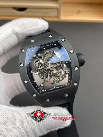 Richard Mille RM055 2 Super Clone Watch – Black Ceramic Skeleton Dial 11 Replica (2)
