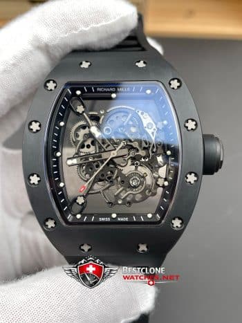 Richard Mille RM055 2 Super Clone Watch – Black Ceramic Skeleton Dial 11 Replica (3)