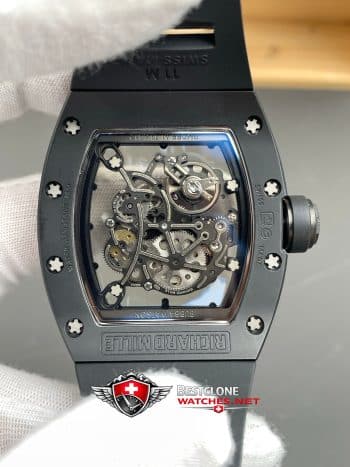 Richard Mille RM055 2 Super Clone Watch – Black Ceramic Skeleton Dial 11 Replica (5)