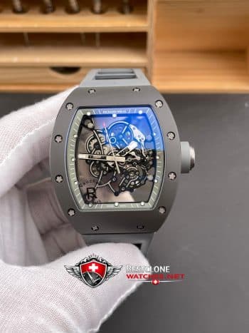 Richard Mille RM055 All Grey Carbon Titanium Super Clone Watch – Bubba Watson Edition 11 Replica (1)