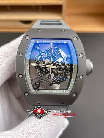 Richard Mille RM055 All Grey Carbon Titanium Super Clone Watch – Bubba Watson Edition 11 Replica (3)