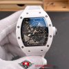 Richard Mille RM055 White Ceramic Super Clone Watch – Skeleton Dial 1：1 Replica (1)