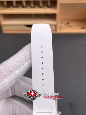 Richard Mille RM055 White Ceramic Super Clone Watch – Skeleton Dial 1：1 Replica (7)