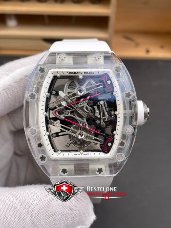 Richard Mille RM38 02 Sapphire Crystal 11 Super Clone Watch – Transparent Case Replica (3)