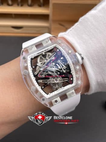 Richard Mille RM38 02 Sapphire Crystal 11 Super Clone Watch – Transparent Case Replica (9)