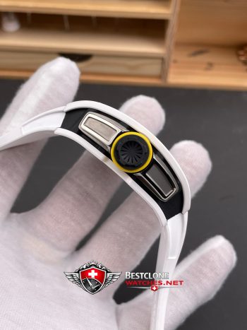 Richard Mille RM61 01 White Ceramic Super Clone Watch – Yohan Blake Edition Skeleton Dial 11 Replica (6)