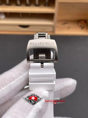 Richard Mille RM61 01 White Ceramic Super Clone Watch – Yohan Blake Edition Skeleton Dial 11 Replica (8)