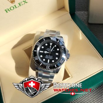 Rolex DEEPSEA Sea Dweller 116660 98210 Black Dial Super Clone Watch — Actual Photos (3)