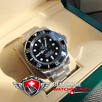 Rolex DEEPSEA Sea Dweller 116660 98210 Black Dial Super Clone Watch — Actual Photos (5)