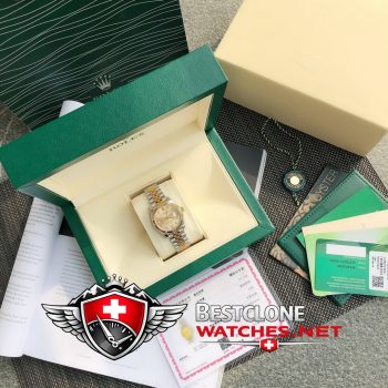 Rolex Datejust 31mm Ref. 178278 73168 Gold Dial Super Clone Watch — Real Life Photos (6)