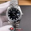 Rolex Datejust 41mm Ref m126334 0012 Black Dial Diamond Super Clone Watch (1)
