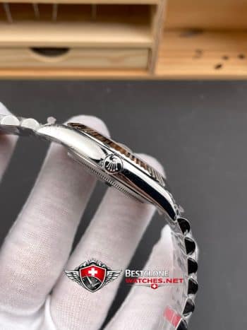 Rolex Datejust 41mm Ref m126334 0022 Wimbledon Super Clone Watch (4)