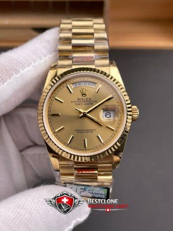 Rolex Day Date Super Clone Swiss Replica Watch Ref M128238 0132 3255 Swiss Movement (4)