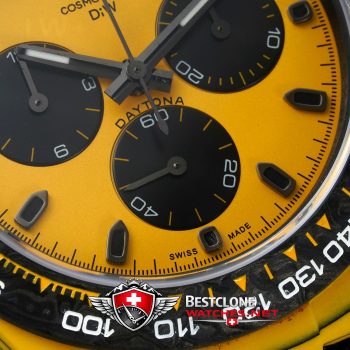 Rolex Daytona Carbon Classic Super Clone Watch – Transformers Bumblebee (4)