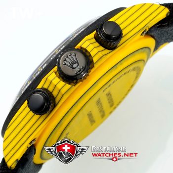 Rolex Daytona Carbon Classic Super Clone Watch – Transformers Bumblebee (6)
