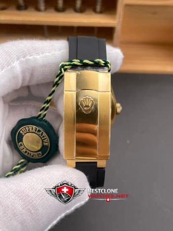 Rolex Sky Dweller Black Dial Rubber Bracelet Ref M326238 0009 Super Clone Watch (8)
