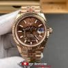 Rolex Sky Dweller Chocolate Dial Jubilee Bracelet Ref M336935 0006 Super Clone Watch (1)
