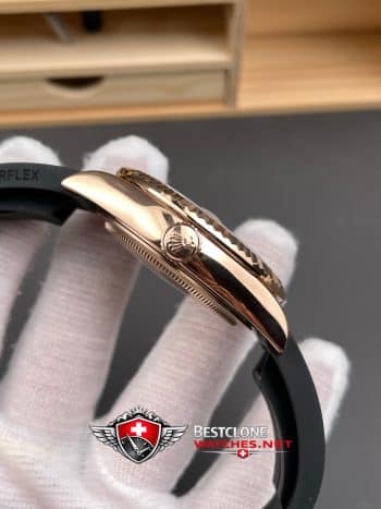 Rolex Sky Dweller Grey Dial Oysterflex Bracelet Ref M326235 0006 Super Clone Watch (6)