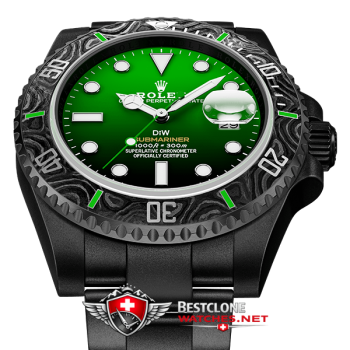 Rolex Submariner Carbon Super Clone Watch – Parakeet Green Edition (3)