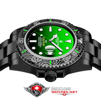 Rolex Submariner Carbon Super Clone Watch – Parakeet Green Edition (4)