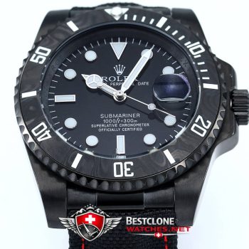 Rolex Submariner Carbon Super Clone Watch – Stealth Black Edition (3)