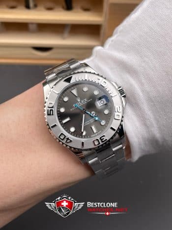 RolexYacht Master Slate Dial Super Clone Swiss Replica Watch Ref 126622 3235 Swiss Movement (7)