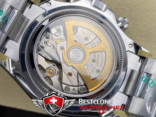 UFO Open Caseback 4131 Movement (Rotor Detail)